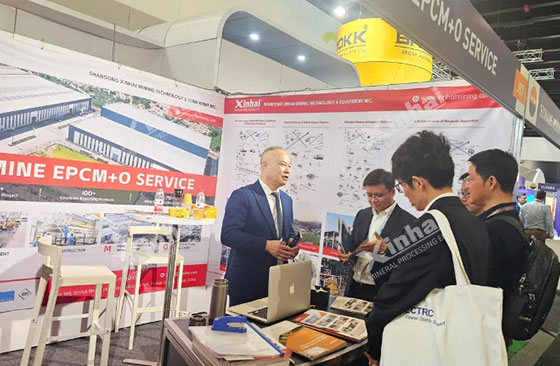 Booth of Xinhai Mining