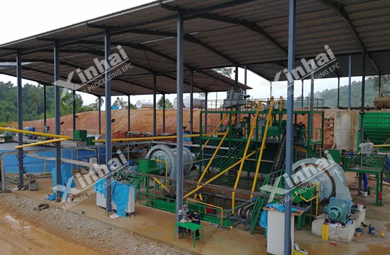 Malaysia 500tpd gold ore dressing plant 