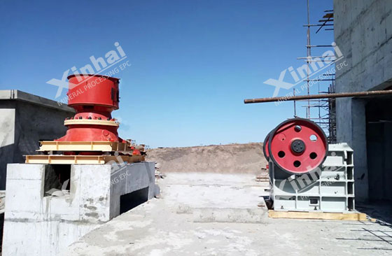 Crushing equipment in cyanidation gold extraction