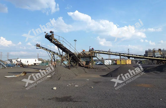 Gold ore cyanidation process tailings treatment