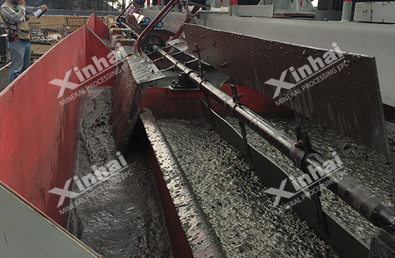 Lead oxide ore flotation process