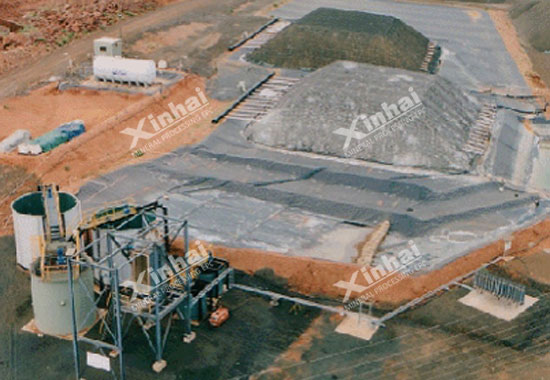 Gold Ore Heap Leaching Process