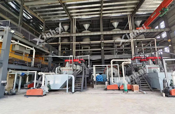 China Hubei 900,000tpa Quartz Sand Concentrator Project